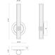 Alora Mood Elsie LED 1.75 inch Matte Black Bath Vanity Light Wall Light