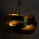 Orion 4 Light 38 inch Antique Brass Pendant Ceiling Light