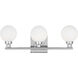 Sean Lavin Clybourn 3 Light 21.63 inch Chrome Bath Vanity Wall Light