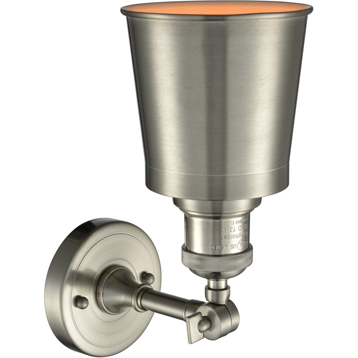 Franklin Restoration Addison 1 Light 5 inch Brushed Satin Nickel Sconce Wall Light, Franklin Restoration