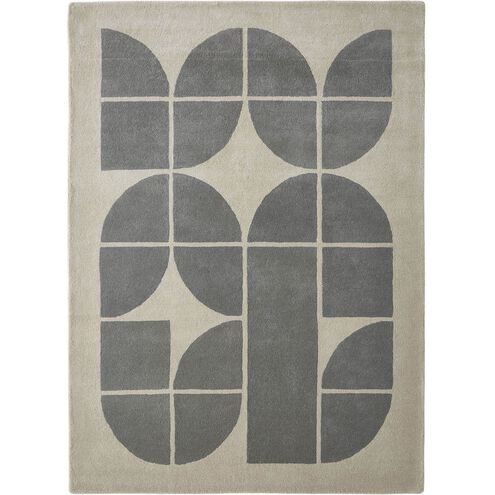 Perseverance 87 X 63 inch Oatmeal and Charcoal Indoor Rug, 5'3" X 7'3"