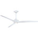 Spitfire LED Matte White Fan Light