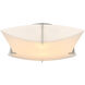 Bento 2 Light 17.8 inch Vintage Platinum Semi-Flush Ceiling Light
