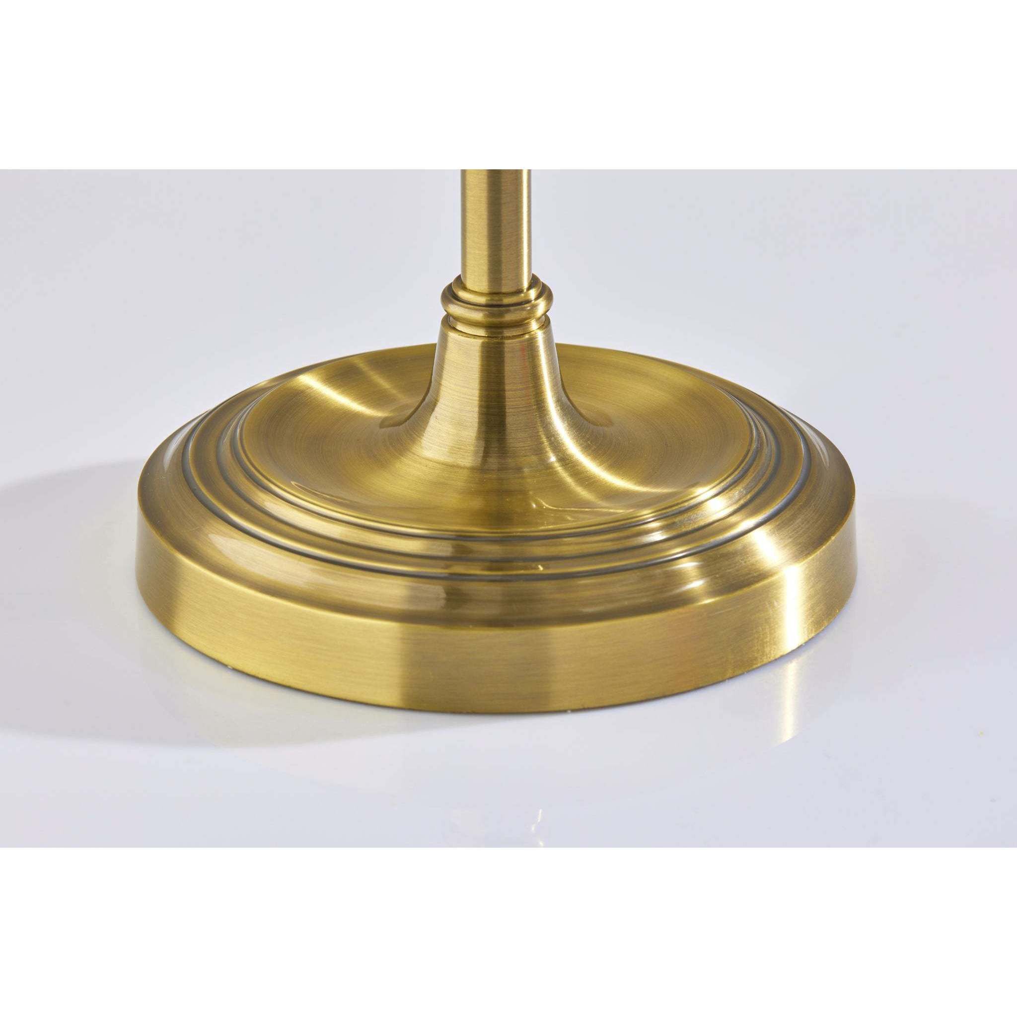 Derby 26 inch 60.00 watt Antique Brass Table Lamp Portable Light