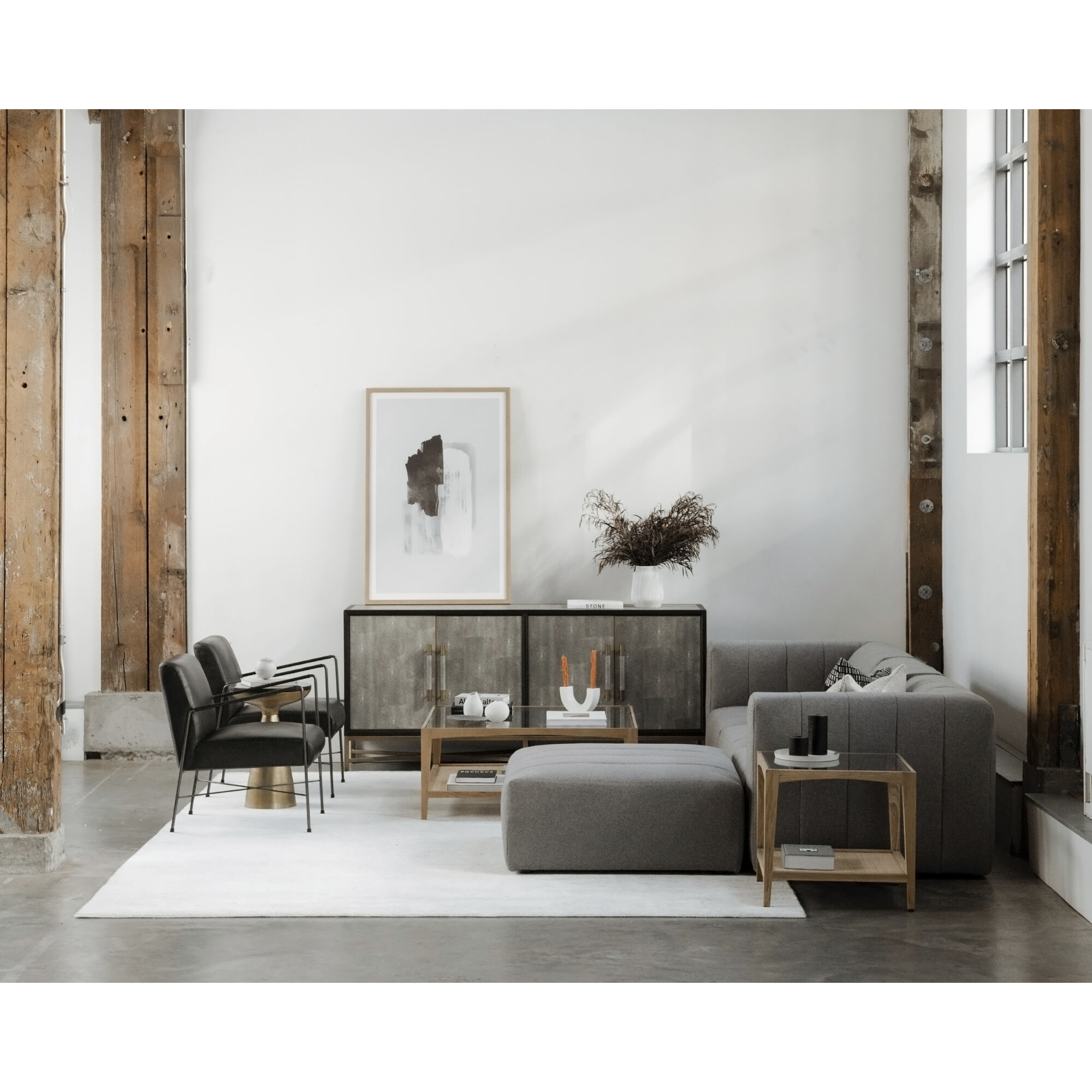 Mako 76 X 18 inch Grey Sideboard