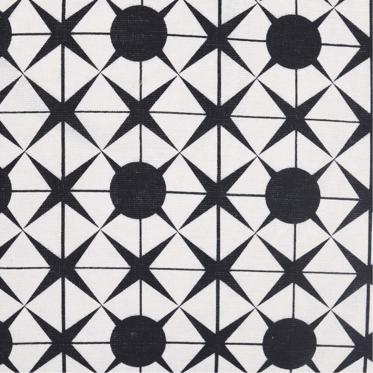 Dann Foley 24 inch Black and White Geometric Pattern Decorative Pillow