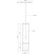 Milca 1 Light 2.38 inch Gray Pendant Ceiling Light