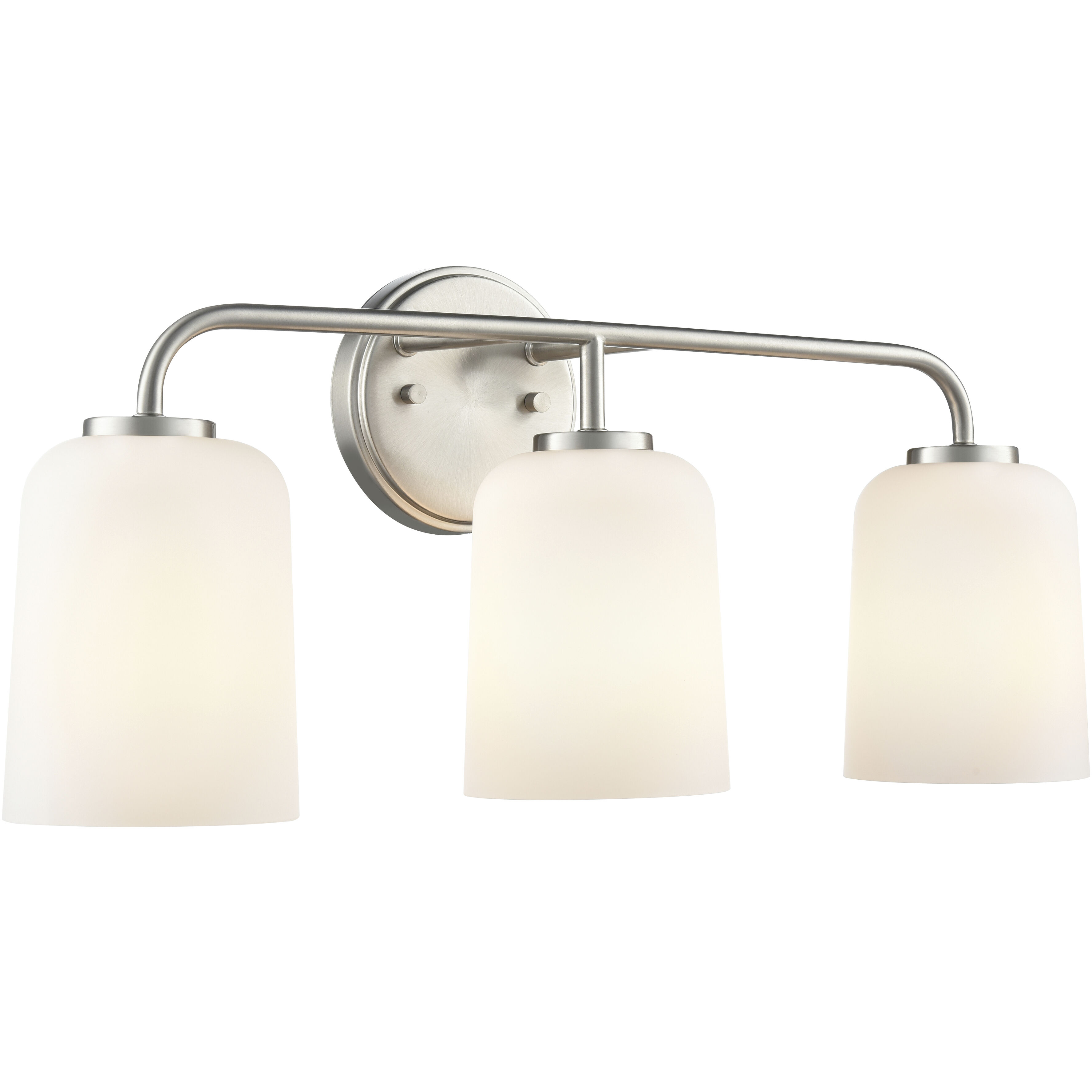Laphia 3 Light 22 inch Brushed Nickel Bathroom Vanity Light Wall Light