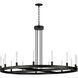 Ovation LED 47 inch Black Chandelier Ceiling Light