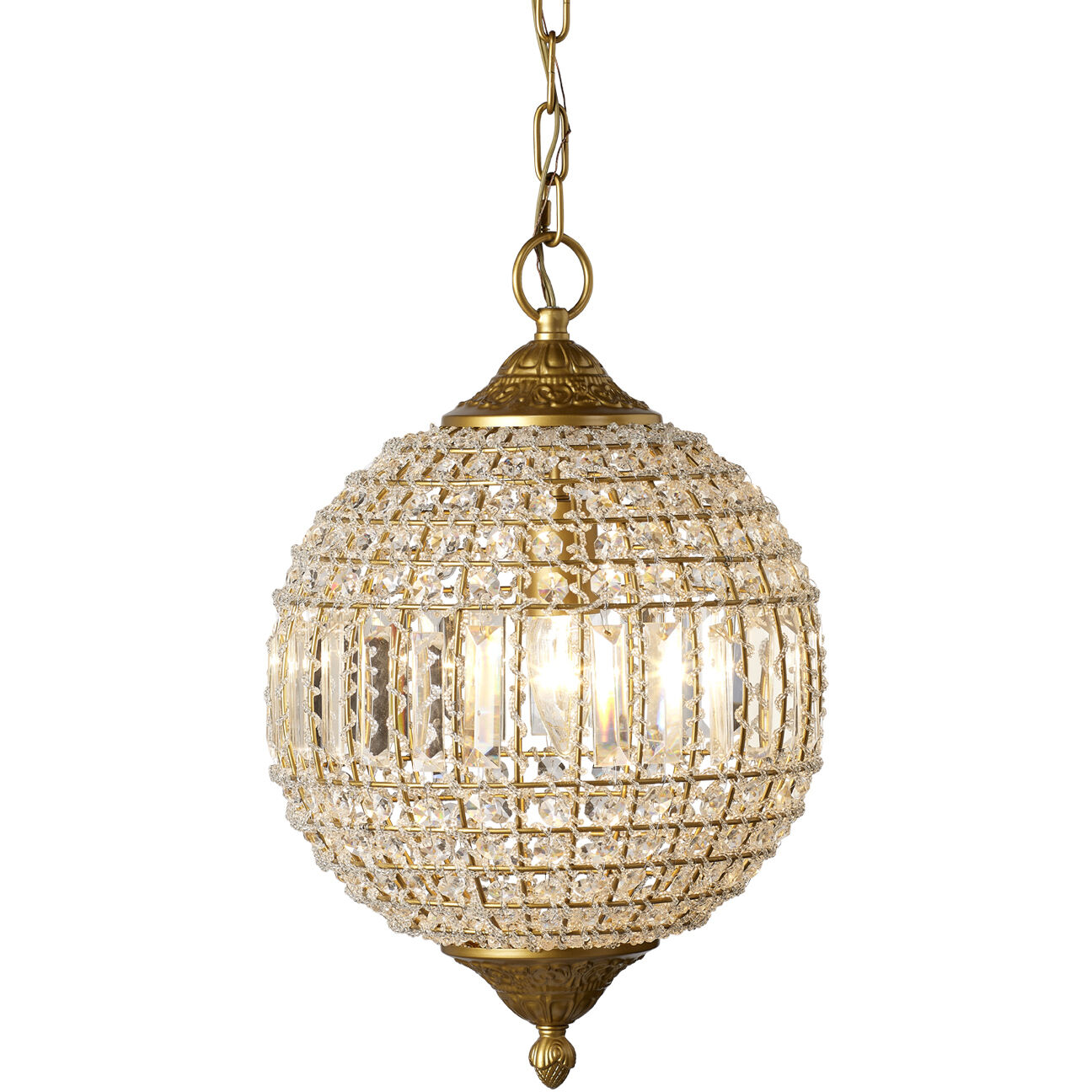 Vintage gold pendant light online