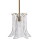 Cala 1 Light 12 inch Brass Pendant Ceiling Light