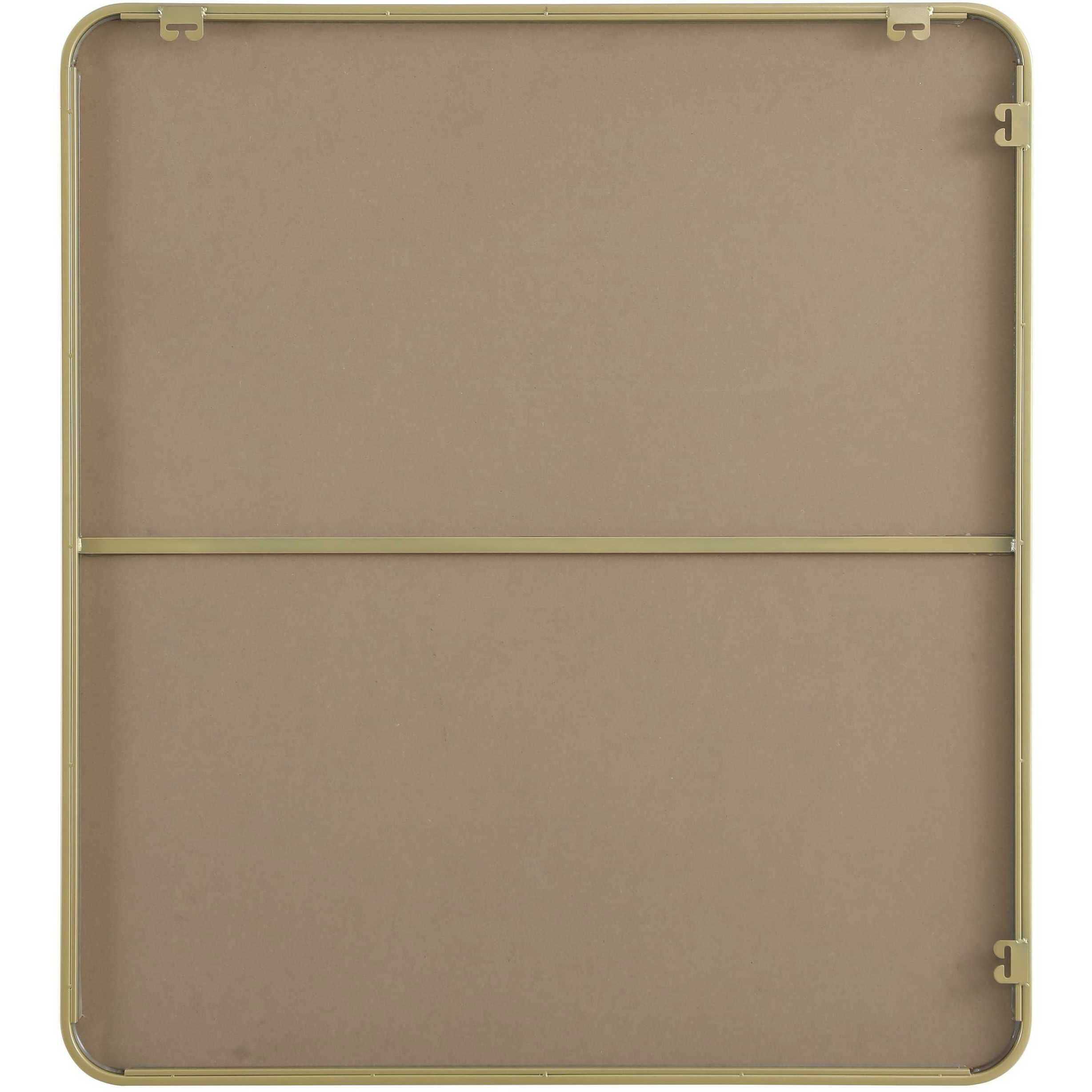 Remy 40 X 36 inch Brass Mirror