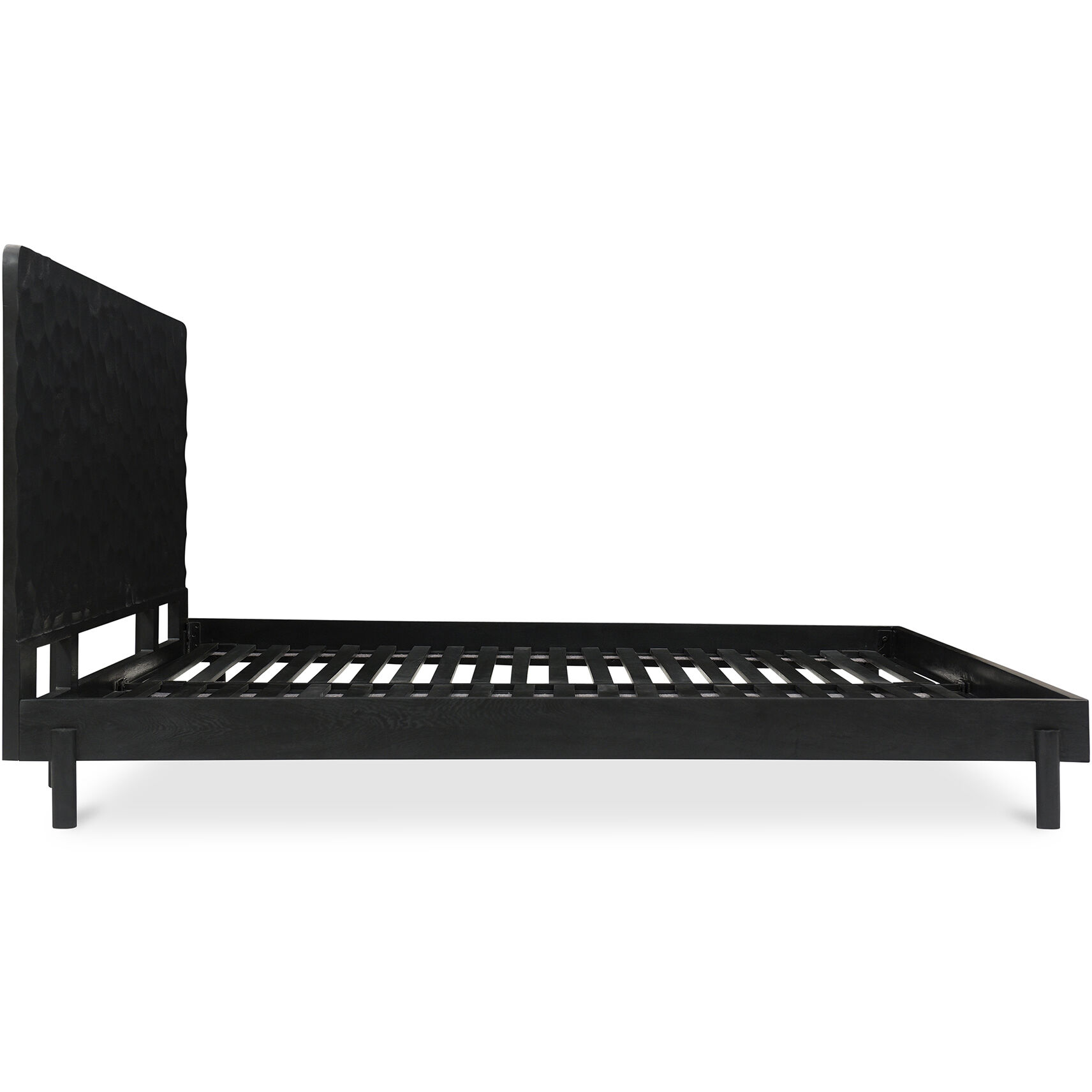 Misaki Black Bed, Queen