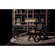Portuguese 72 X 32 inch Hand Rubbed Black Desk