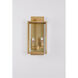 Canada 2 Light 21 inch Brass Outdoor Wall Sconce
