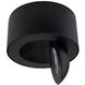 Peek LED 4.88 inch Black Flush Mount Ceiling Light in 4000K, dweLED