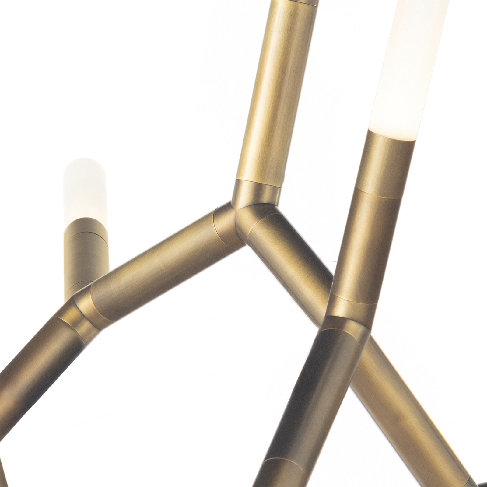 Traveler 7 Light 44.5 inch Natural Brass Chandelier Ceiling Light