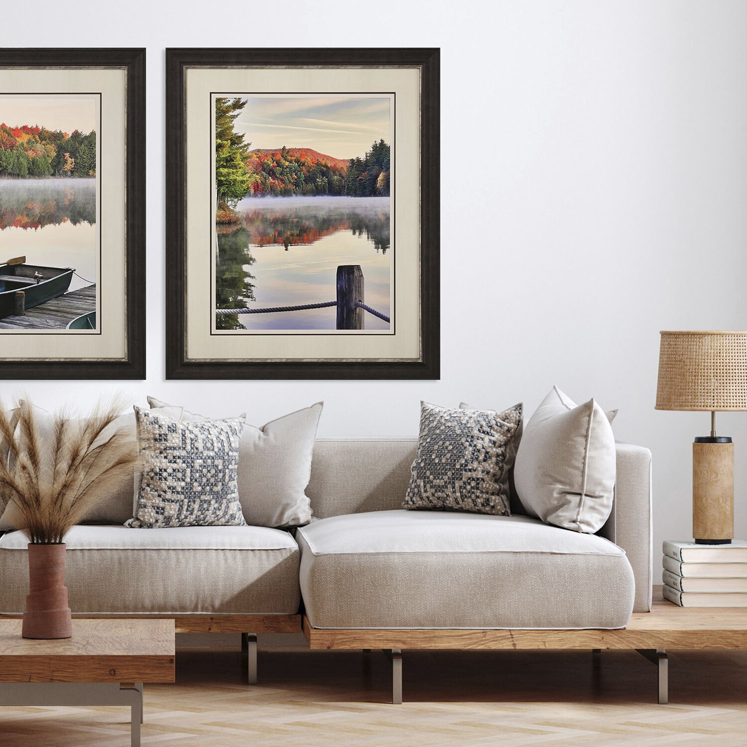 Brilliant Fall Multi and Brown and Orange Framed Art