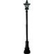 Stratford Hall 2 Light 24 inch Heritage/Gold Outdoor Post Mount Lantern, Great Outdoors