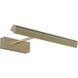 Renoir 0 watt 13.78 inch Matte Brushed Brass Interior Picture Light Wall Light