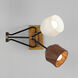 Akimbo LED 21.75 inch Dark Bronze and Antique Brass Wall Sconce Wall Light