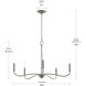 Ilia 5 Light 28 inch Brushed Nickel Chandelier Ceiling Light