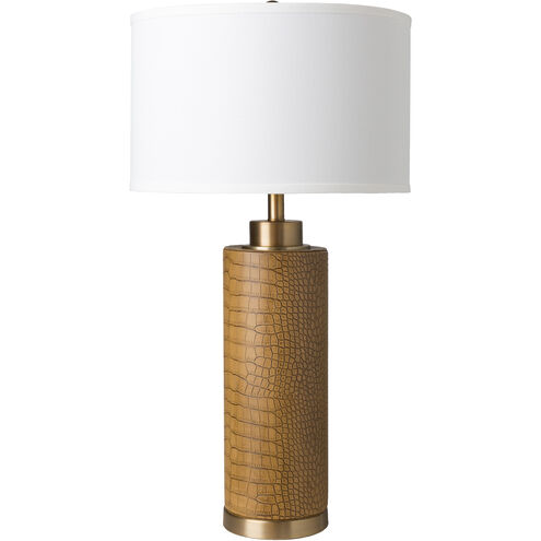 Buchanan 30.5 inch 100 watt Camel Table Lamp Portable Light