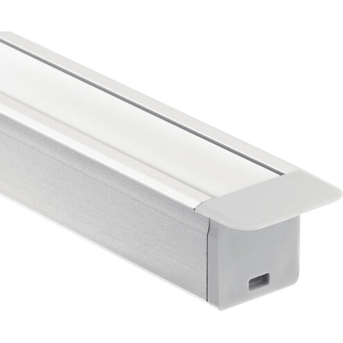 Ils Te Series Silver 25 inch LED Tape Light Channel