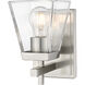 Lauren 1 Light 5 inch Brushed Nickel Wall Sconce Wall Light