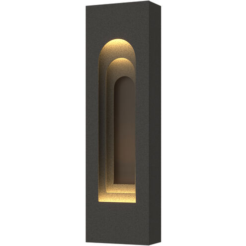 Art + Alchemy Procession Arch 2 Light 27.5 inch Coastal Natural Iron with Coastal Dark Smoke Outdoor Wall Light in Coastal Natural Iron/Coastal Dark Smoke