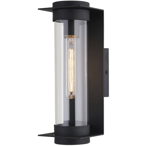 Brighton Park LED 14 inch Textured Black Outdoor Wall