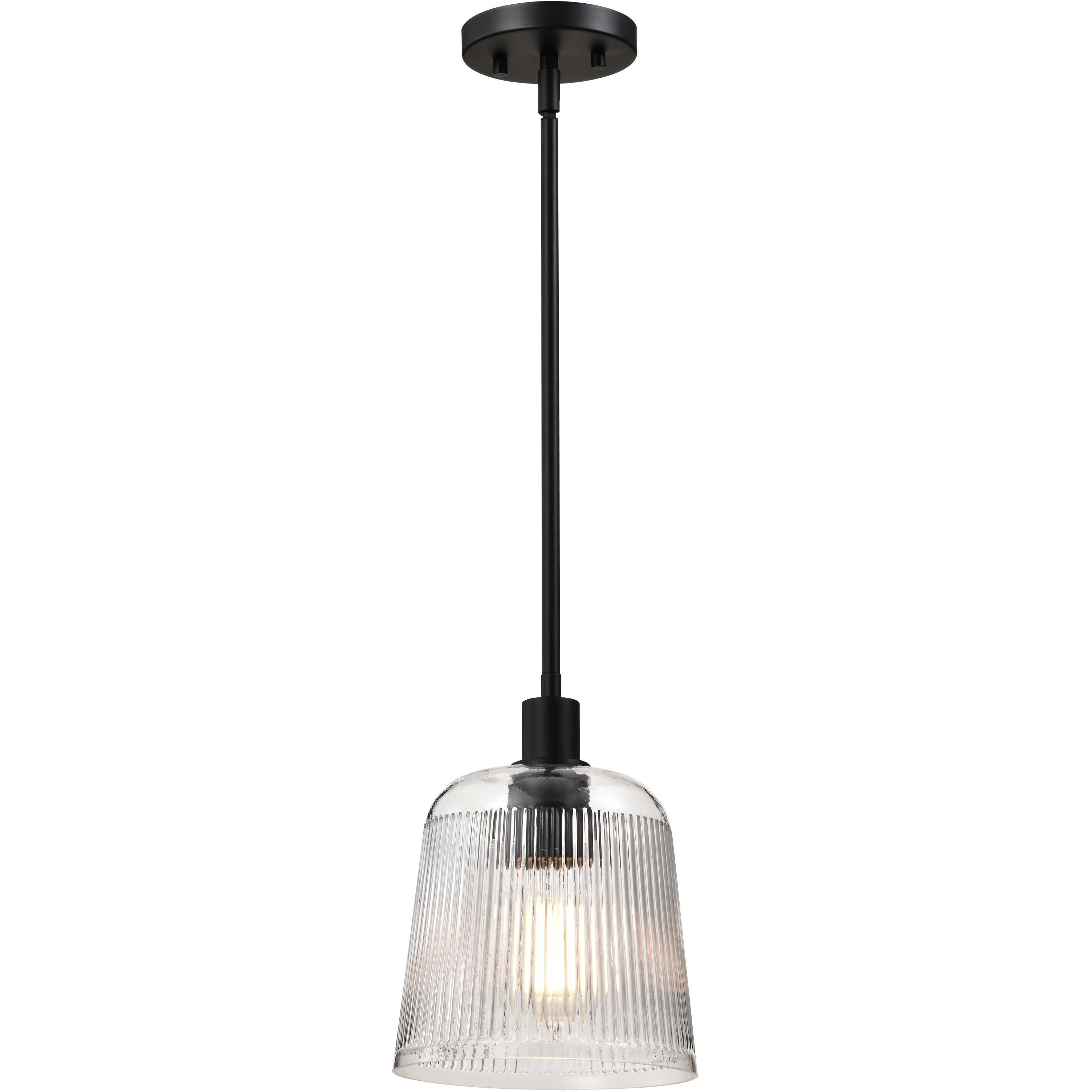 Grayson 8 inch Matte Black Pendant Ceiling Light