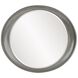 Ellipse 39 X 35 inch Glossy Nickel Wall Mirror