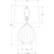 Shelley 26.25 inch 150.00 watt Pearlescent Cream Table Lamp Portable Light in White