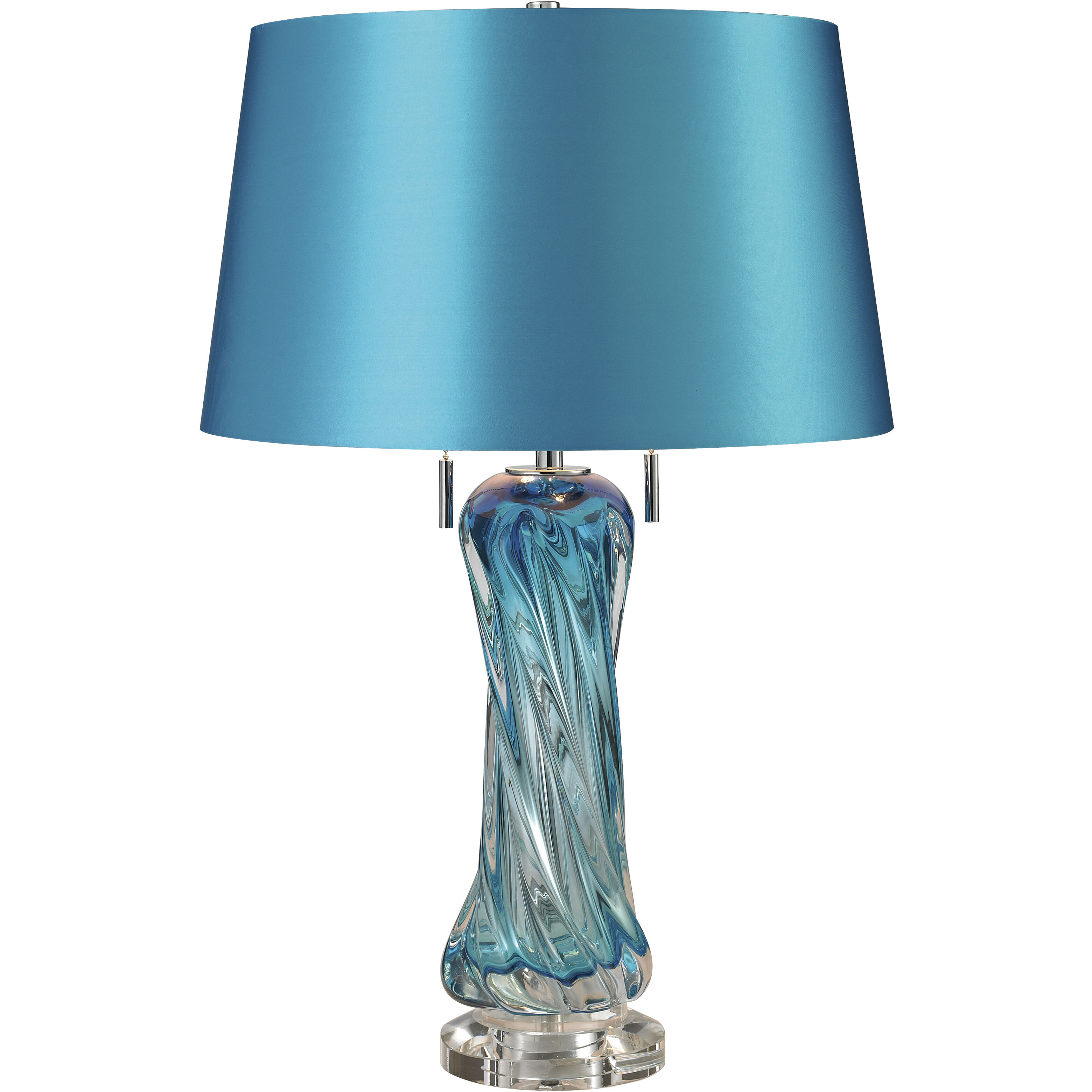 Vergato 24 inch 60 watt Blue Table Lamp Portable Light