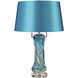 Vergato 24 inch 60 watt Blue Table Lamp Portable Light