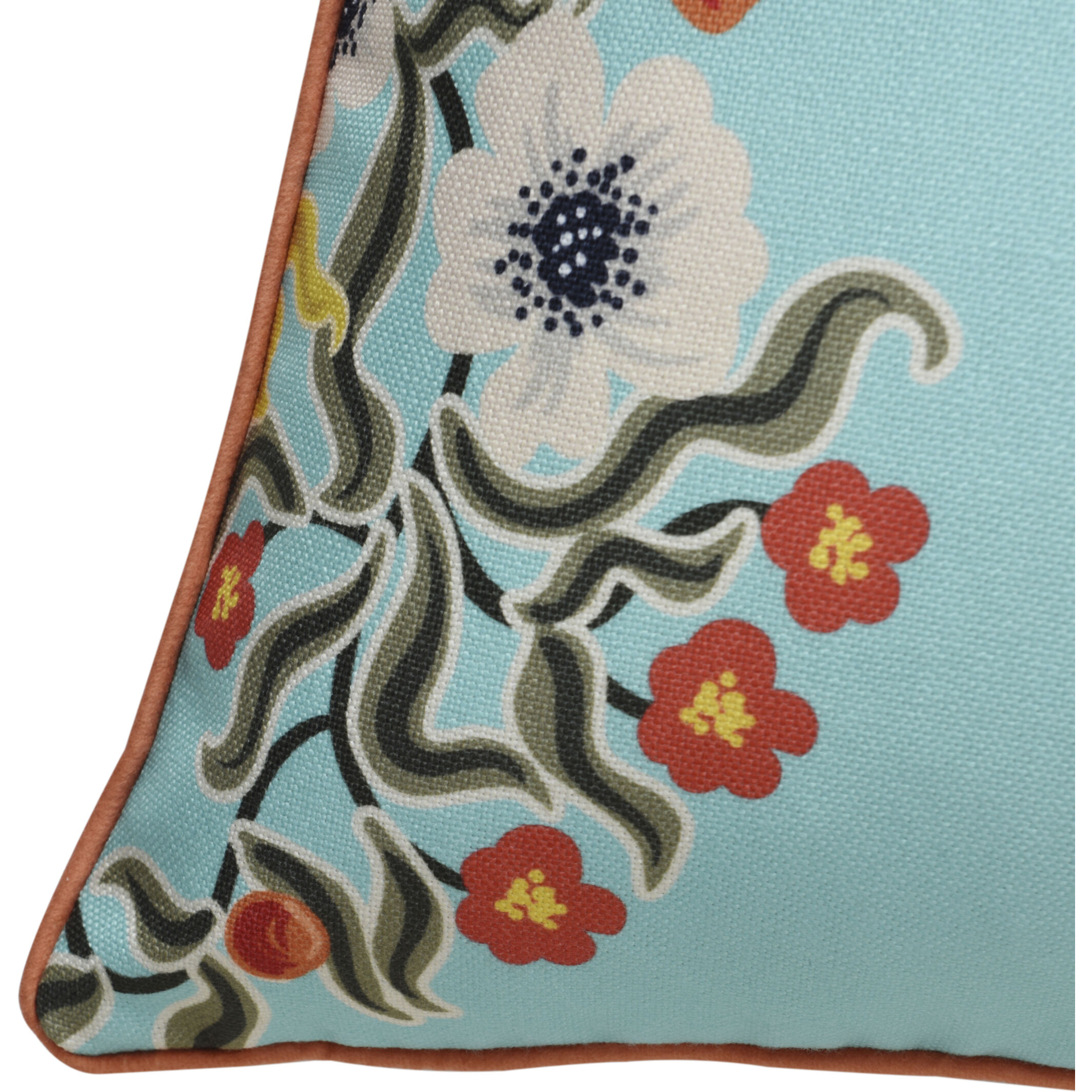 Maharaja Monkey 24 X 6 inch Turquoise Pillow