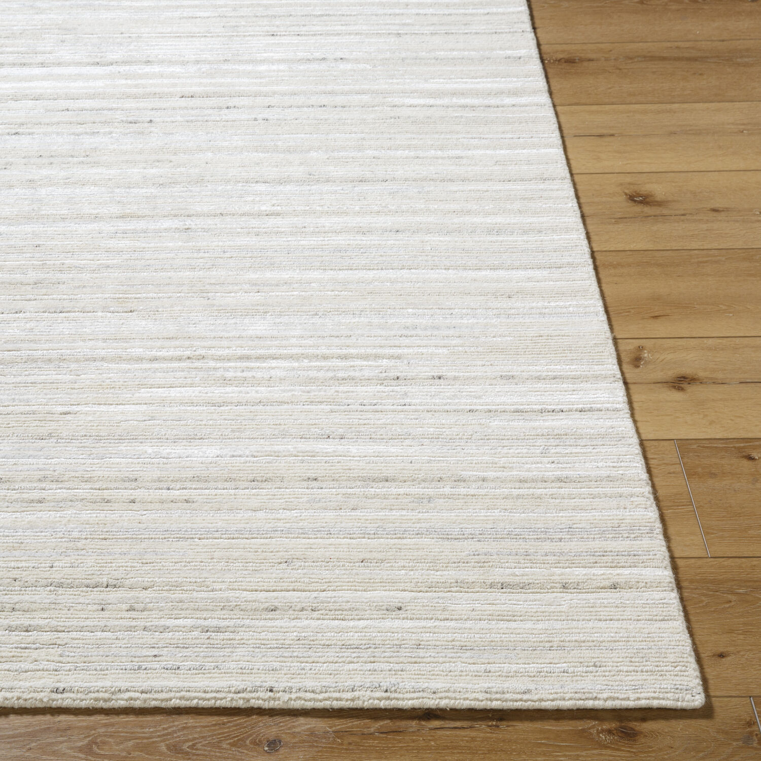Enlightenment 180 X 144 inch Off-White / Light Silver / White Handmade Rug in 12 x 15