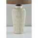 Callista 26 inch 60.00 watt White Ceramic Table Lamp Portable Light, Simplee Adesso