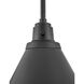 Arti 1 Light 15 inch Black Pendant Ceiling Light