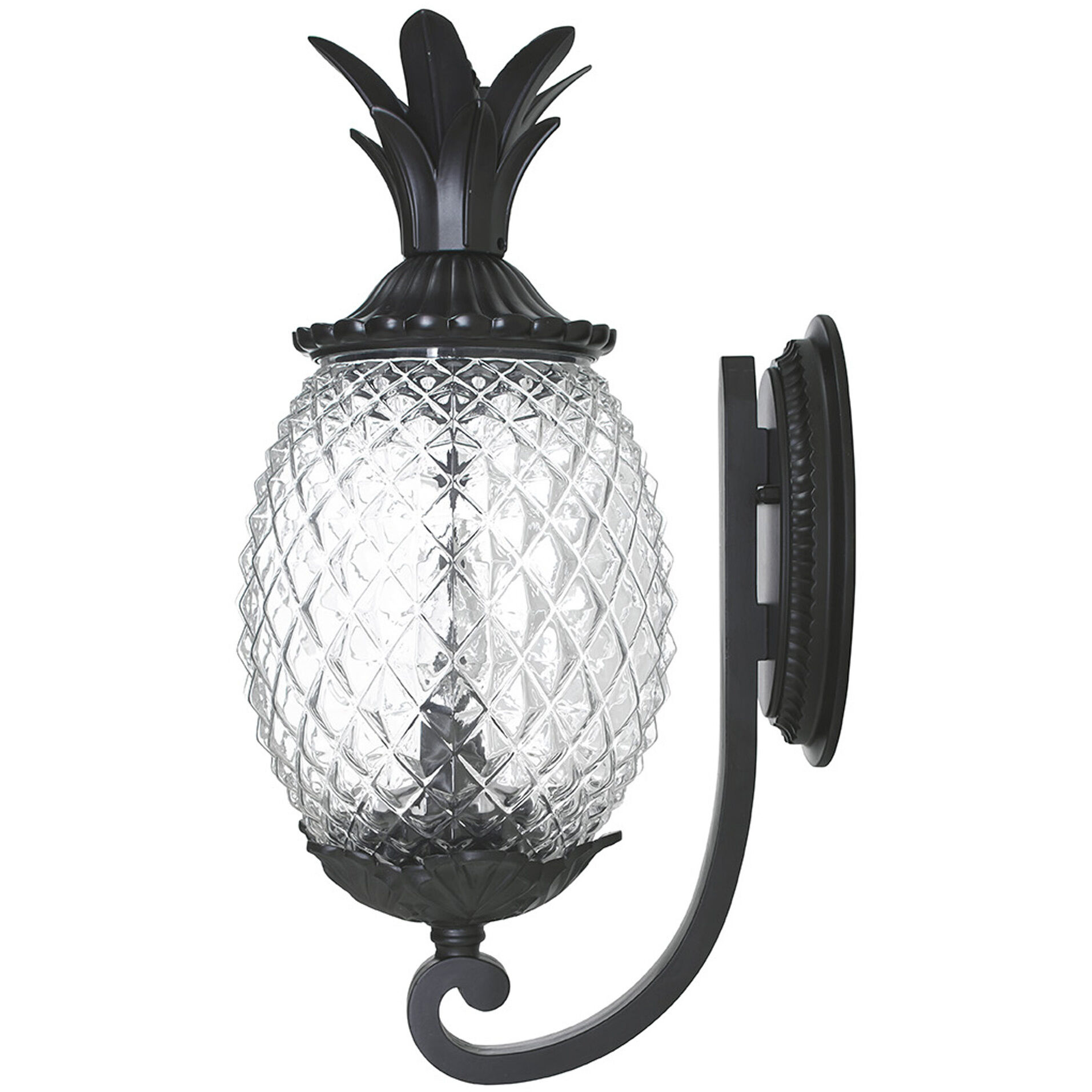 Lanai 2 Light 18 inch Matte Black Exterior Wall Mount