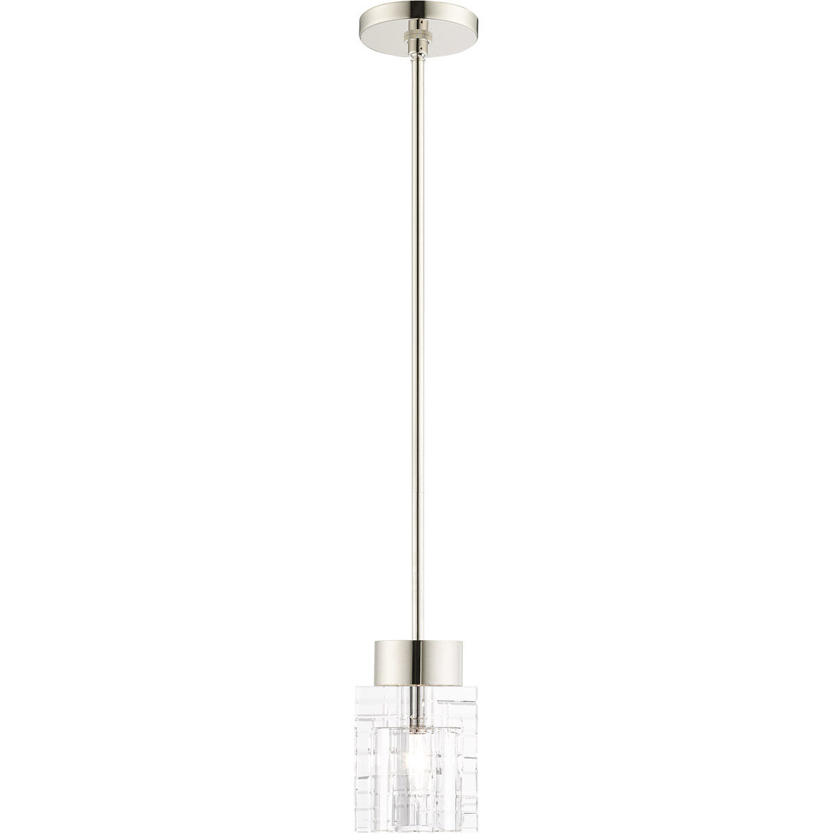 Rotterdam 1 Light 5 inch Polished Nickel Pendant Ceiling Light