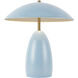 Alora Mood Poppy 13.88 inch 8 watt Cerulean Table Lamp Portable Light