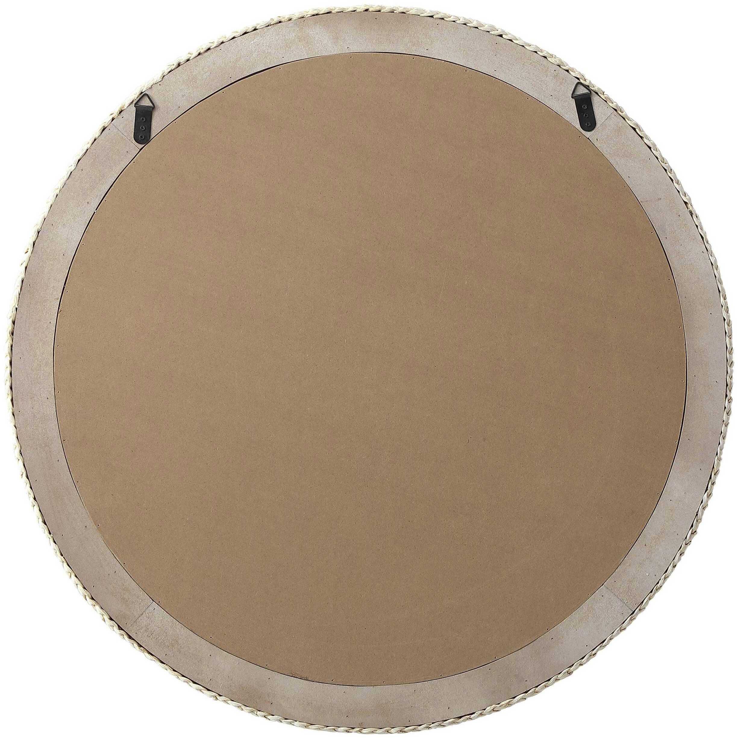 Marlowe 36 X 36 inch Linen White Mirror