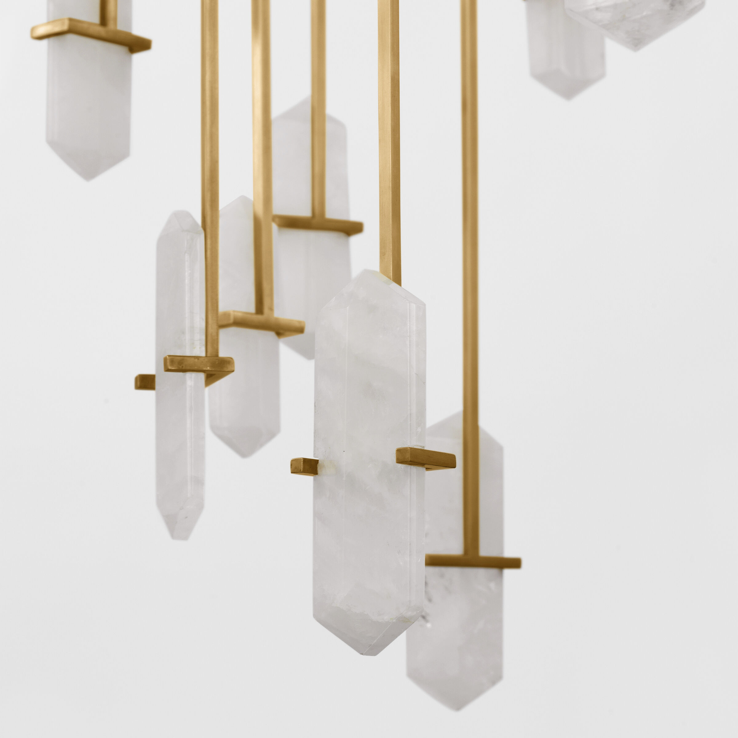 Kelly Wearstler Halcyon 6 Light 36 inch Antique-Burnished Brass Three Tier Chandelier Ceiling Light, Large