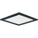 Wafer LED 7 inch Black Flush Mount Ceiling Light