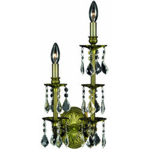 Marseille 2 Light 9 inch Antique Bronze Wall Sconce Wall Light