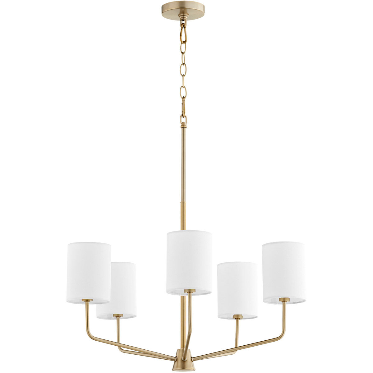 Harmony 5 Light 25 inch Aged Brass Chandelier Ceiling Light