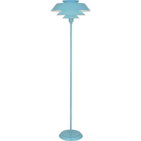 Pierce 60.38 inch 150.00 watt Egg Blue Floor Lamp Portable Light