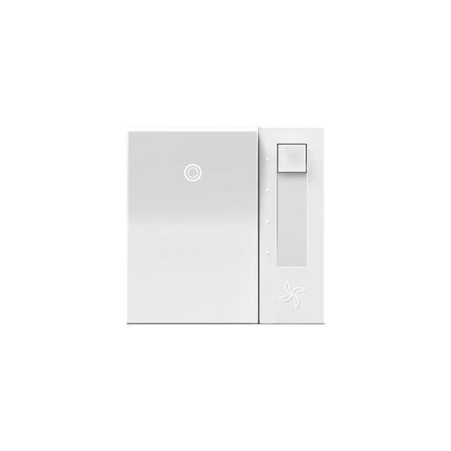 Adorne White Paddle Fan Speed Control